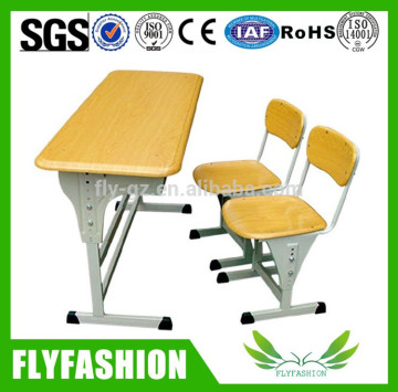 Double School Desk And Chair