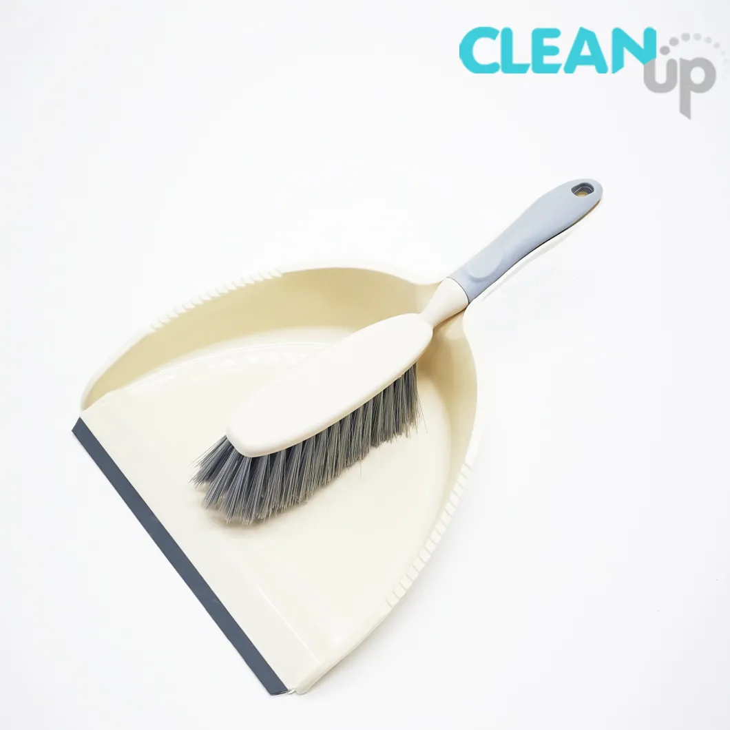 Cleaning Tool Short Handle Plastic Dustpan Brush Set