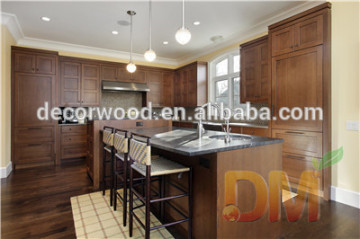 High quality design Coffee Glazed shaker style kitchen cabinets