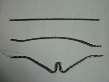 Pure Twisted Tungsten Wires