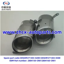 Rear exhaust tailpipe decoration for changan UNI-K