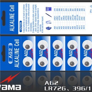 AG2 Alkaline Button Cell Battery