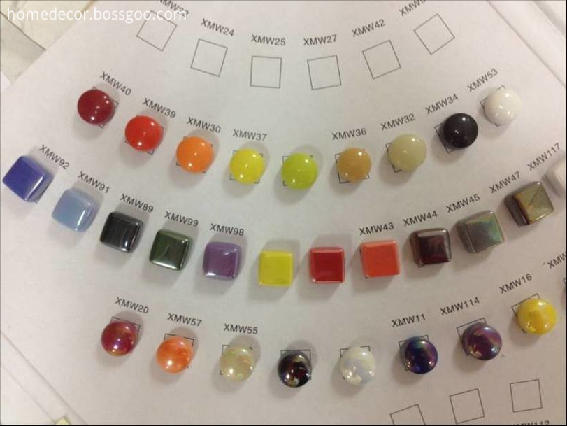 glass mosaic color chart