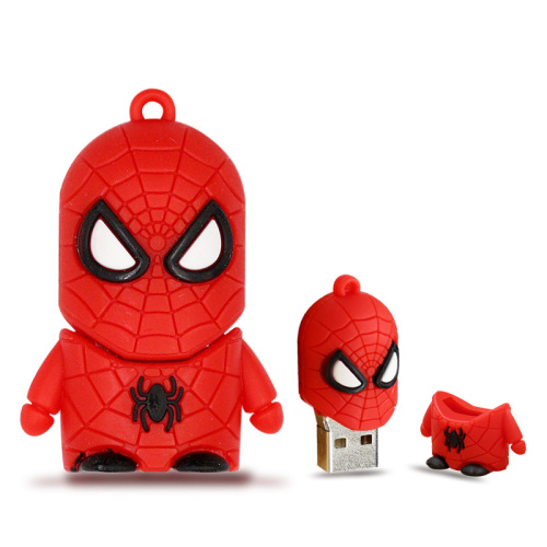 Unidad flash USB de dibujos animados de superhéroe