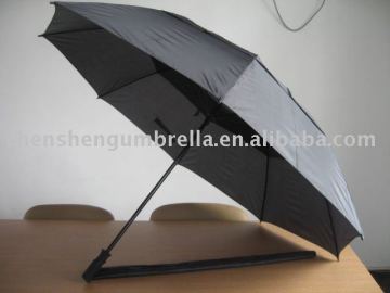 windproof straight black umrella