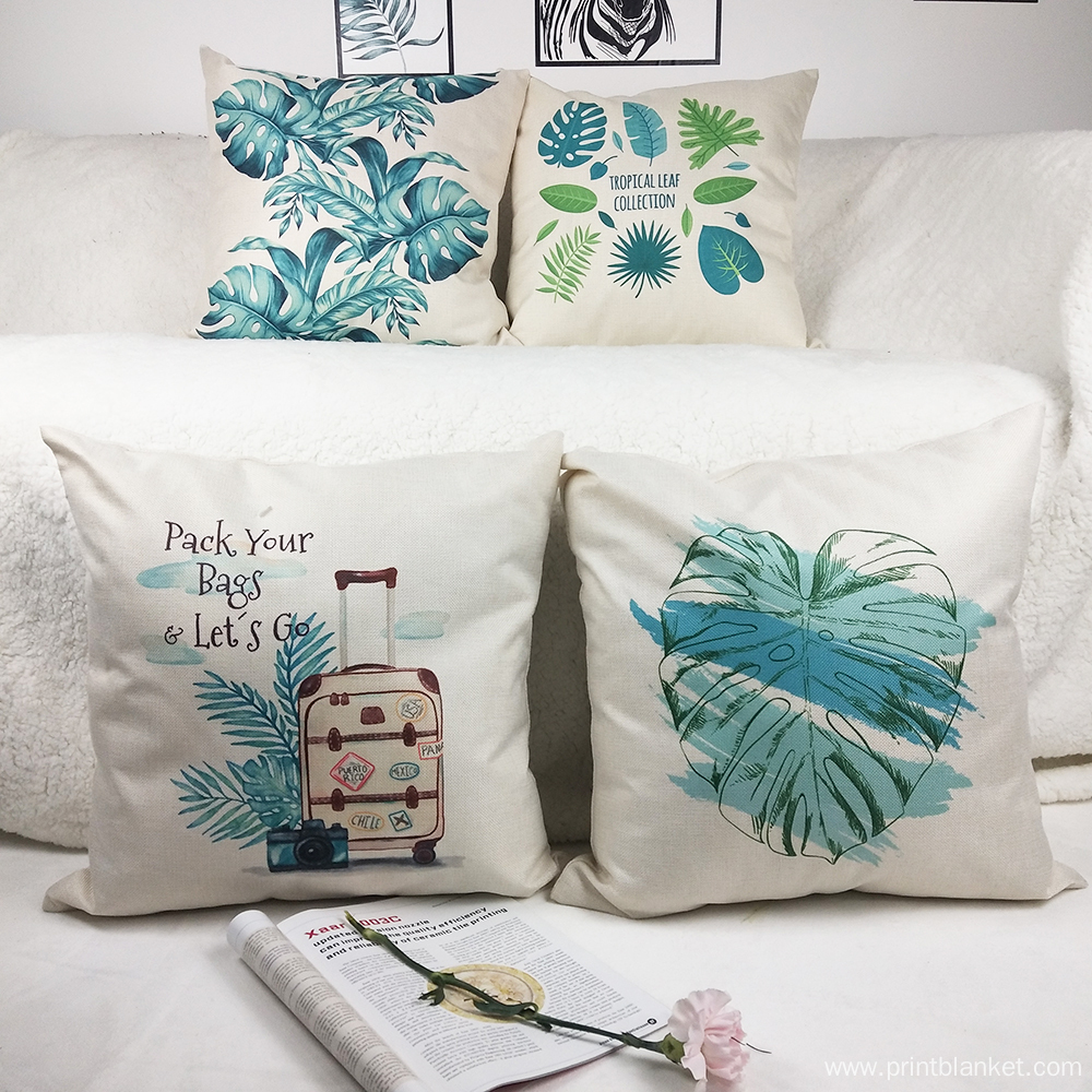 sublimated print pillow cushion for  home decor