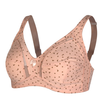 In-stock plus size full cup soutien estampado