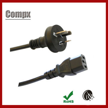 10A 250V PVC australia power cords with plugs