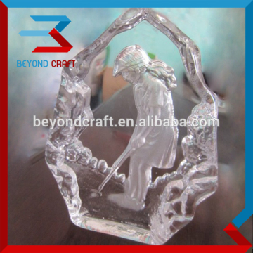 world cup women golf soccer sports glass award trophy