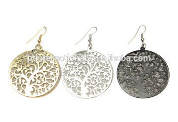 Earring, Fashion Monogram Earring, Stunning Charm Disk Charm Earring Wholesale PT1686