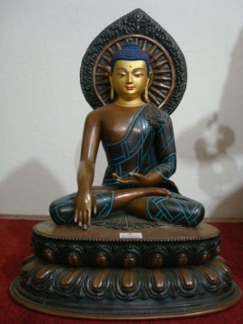 alibaba wholesale promotion metal carft female buddha statue