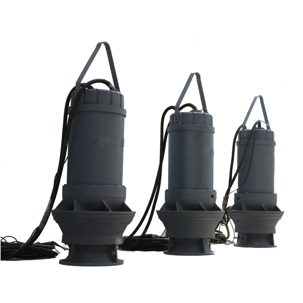 large flow cast iron 1000mm discharge submersible axial flow pump for storm water