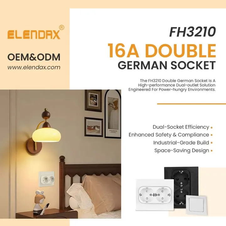 Elendax Black Flush Mounted Rotary Dimmer Switch for LED Light