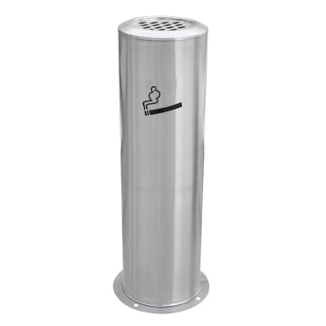 Rubbish Bin with Outdoor Floor Standing Ashtray