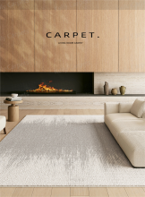 Nordic-style all-over faux cashmere slipper carpet