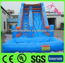 2014 newest design inflatable water slide with pool / inflatable pool slide