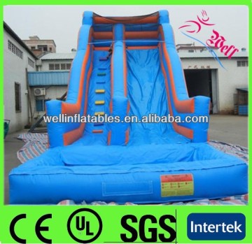 2014 newest design inflatable water slide with pool / inflatable pool slide