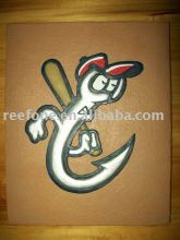 Cement team logo foot pedal foot step