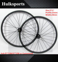 Wheel carbon bicycle cheap carbon mtb wheels 27.5" 24mm telaio mtb mountain bike carbon disc wheel