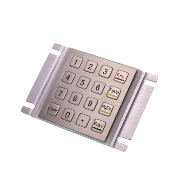 Stainless steel keypad