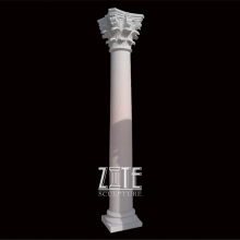 Hand Carved Carving Roman Tuscan Marble Column