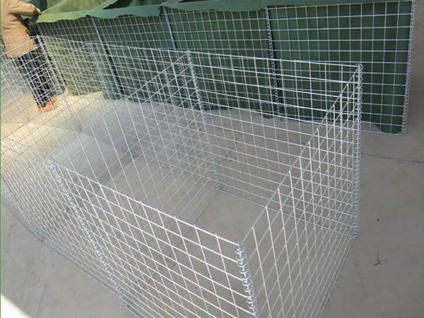 galvanized or galfan defensive military hesco barriers