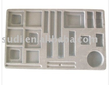 Flocking Cosmetics Tray