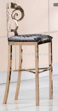 Wholesale bar stool chromed in golden color B151 G