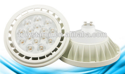 AR111 LED spotlight 12-15W GU10 Ra>80 to replace 100W Halogen lamp for commercial lighting