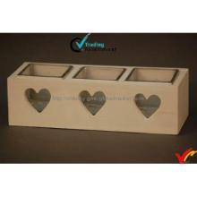 shabby chic unique candleholders with glass