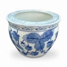 Fishbowl, Made of Ceramic Material, OEM Orders, Customized Sizes and Designs Welcomed