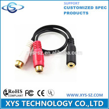 3.5mm to Stereo rca female Cable