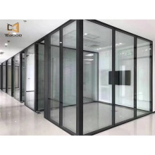 Office Aluminum Partition Walls, Outdoor Fireproof Glass Dividers
