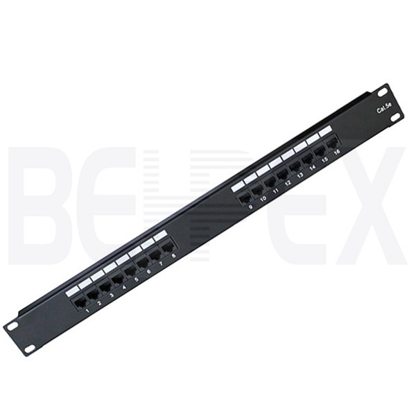 19" Fiber Optic RJ 45 Cat5e Network Patch panel