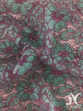 Two Tone Floral Lace with Scallop