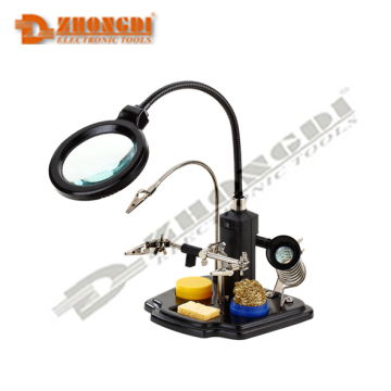 New Helping hand with magnifier of Ningbo ZD