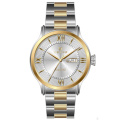 Sunray Dial With Date/Day Men Quartz Steel Watch
