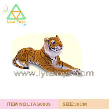 Animals Toy With Stuffed Toy Tiger