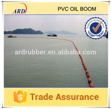 pvc and rubber wear-resisting flotating oil boom