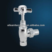 chrome Cross radiator valve
