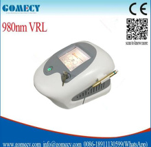 Permanent vascular removal 980nm varicose veins laser treatment machine / diode vascular laser 980