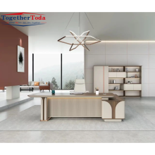 Modern Wooden Executive Desk for Office Space