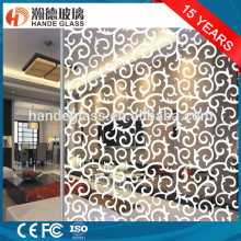 Titanium decorative glass for home decorative