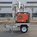 Mobile Light tower with 9m Diesel Generator