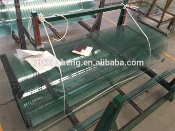 4-19mm clear architectural curved tempered glass bend sheet glass