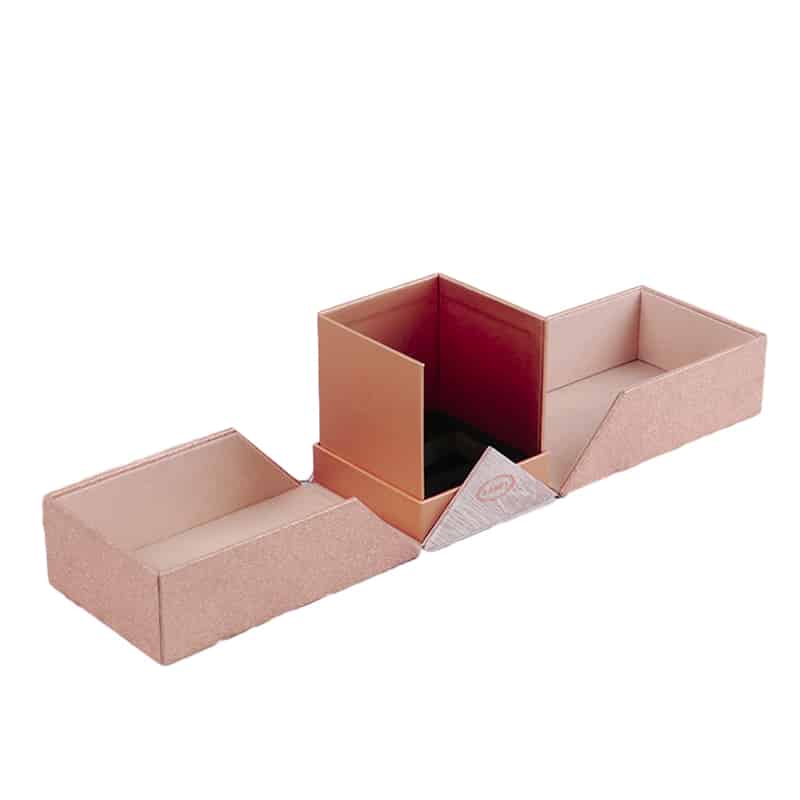 Pink Double Open Paper Perfume Box