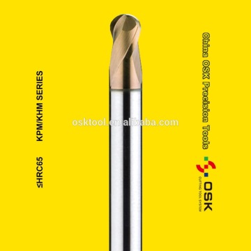 Production hing speed end mills