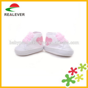 Made in China plain cotton girl infant shoes