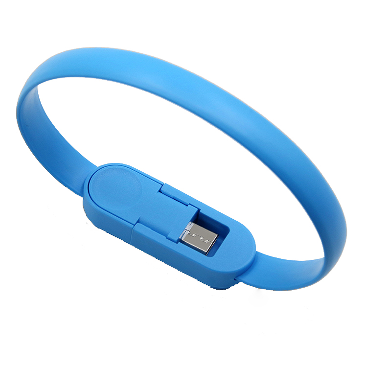 Amazon Sale Micro Usb Phone Charger Cord Usb Charging Data Transfer Bracelet Cable