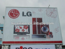 Outdoor roof-top advertising Trivision billboard